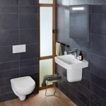 VILLEROY O.Novo szögletes mosdó 600x460, Glossy White Alpin