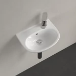 VILLEROY O.Novo íves kézmosó, jobbos 360x275, Glossy White Alpin