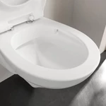 VILLEROY O.Novo perem nélküli fali WC, mély öblítésű, Soft-Close ülőkével, 540x360, Glossy White A.