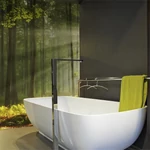 HB SPC/vinyl vízálló fali panel, Sunny Forest (2605 x 934 mm)