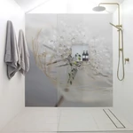HB SPC/vinyl vízálló fali panel, Delicate Dry Grass Branch (2605 x 934 mm)