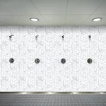 HB SPC/vinyl vízálló fali panel, Carrara Marble Tile