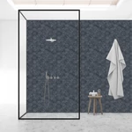 HB SPC/vinyl vízálló fali panel, Basalt Honeycomb Tile