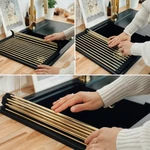 LUNART Edényszárító roll mat 360x320mm, PVD Gold