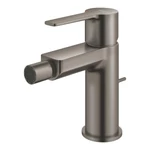 GROHE Lineare egykaros bidé csaptelep S-es méret lefolyógarnitúrával, Brushed Hard Graphite