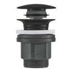 GROHE Push-Open leeresztő túlfolyós mosdókhoz, Matt Black