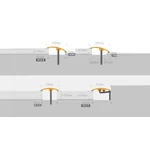 ARBITON CS37 szintkülönbséget áthidaló profil A2 arany 0,93 m