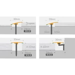 ARBITON CS30 szintkülönbséget áthidaló profil 12 Dark Oak 0,93 m