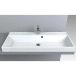 LUNART Marcus 1000 mosdó, fényes RAL 9005 - Black