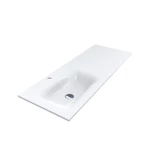 LUNART Timo 1200 L mosdó, fényes fehér