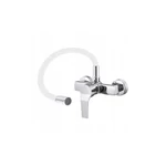 LUNART Pluto fali konyhai csaptelep, White Chrome