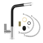 LUNART Mimi konyhai csaptelep, Black Chrome