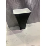 LUNART Adrienne álló mosdó, fényes RAL 9005 - Black