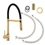 LUNART Gabor konyhai csaptelep, Black Gold