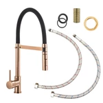 LUNART Gabor konyhai csaptelep, Black Rose Gold