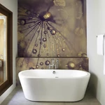 HDM SPC/vinyl vízálló fali panel, Dandelion with Golden Drops (2605 x 920 mm)