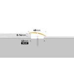ARBITON PR4 szintkülönbséget áthidaló profil A1 ezüst 1,86 m