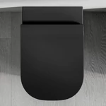 LUNART by DOLOMITE Bruno lassan záródó WC ülőke, Matt Black