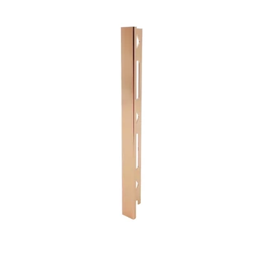 Polírozott alumínium L profil 2700x10mm, rose gold