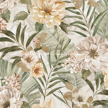 LUNART A Casa Inserto Bloom Ivory A+B csempe Nat./Ret. 25x75