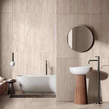 LUNART Bella Travertine Cream Nat./Ret. burkolólap 60x120