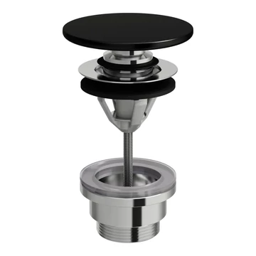 LAUFEN Click-clack leeresztő, Matt Black