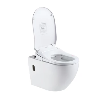 LUNART Clever Comfort perem nélküli fali WC intelligens ülőkével, Glossy White