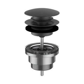 LAUFEN Click-clack leeresztő, PVD bevonattal, Matt Titanium Black