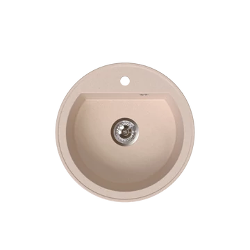 Beige LUNART Suzie egymedencés gránit mosogató