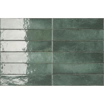 ALELUIA Raku Green Jade burkolólap 5,6x26,7cm 0,78 m2/doboz
