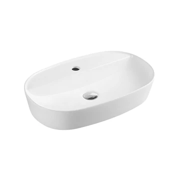 LUNART by AQUORE Norma 61M mosdótál csaplyukkal, Glossy White