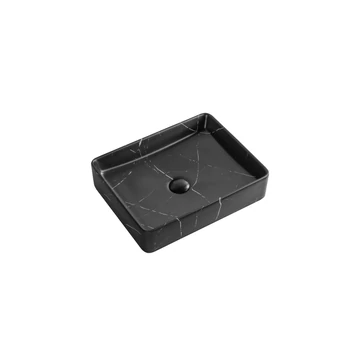 LUNART by AQUORE Frida 470 mosdótál, Black Marble