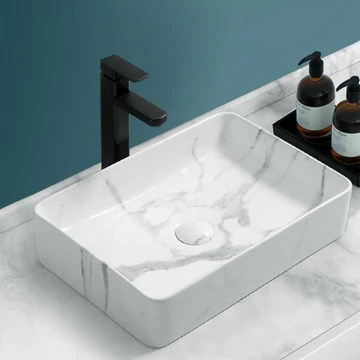 LUNART by AQUORE Frida 470 mosdótál, White Marble