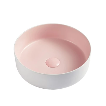 LUNART by AQUORE Milla 350 mosdó, White / Pink