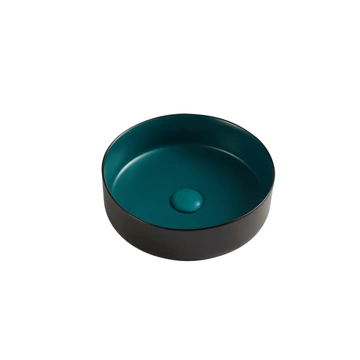 LUNART by AQUORE Milla 350 mosdó, Black / Blachish Green