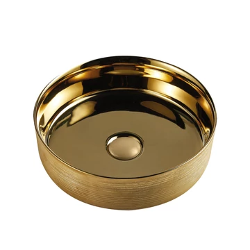 LUNART by AQUORE Milla 350 mosdó, Brushed Gold / Gold