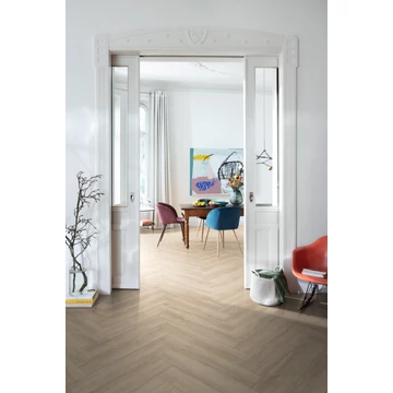 EGGER HERRINGBONE 8/32 4V Cream Newport Oak Laminált padló EL2161