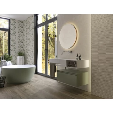 CIFRE Alure Dekor Oval Ivory Mate csempe 30x75