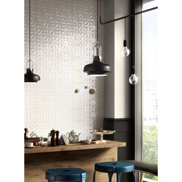 RAGNO Freestyle Glossy Struttura Fiore 3D csempe 25x76 cm 0,95 m2/doboz