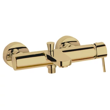 RamonSoler Odisea kád- és zuhanycsaptelep, Brushed Gold