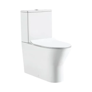 LUNART by AQUORE Guda perem nélküli, álló WC szett, Glossy White
