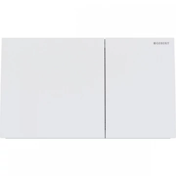 GEBERIT Sigma70 SQUARE működtetőlap 2 mennyiséges öblítéshez, matt fehér