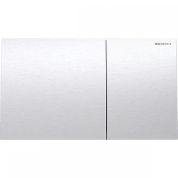 GEBERIT Sigma70 SQUARE működtetőlap 2 mennyiséges öblítéshez, szálcsiszolt