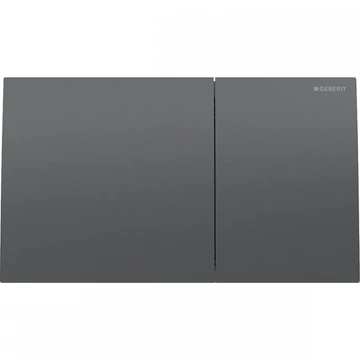 GEBERIT Sigma70 SQUARE működtetőlap 2 mennyiséges öblítéshez, fekete króm