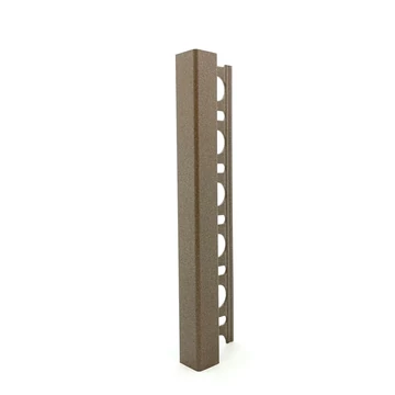 Progress Projolly Square Stone Line szögletes alumínium élprofil 2700x10mm, Bronze