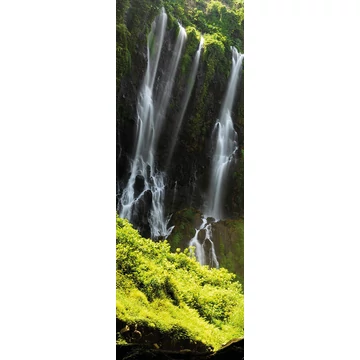 HB SPC/vinyl vízálló fali panel, Waterfalls at Sunrise (2605 x 934 mm)
