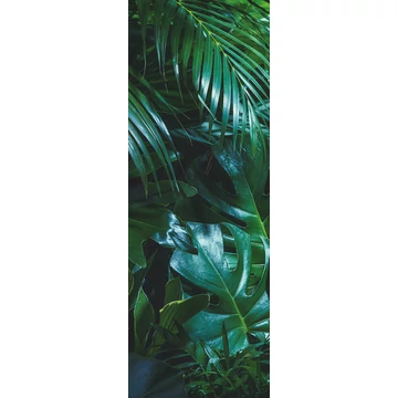 HB SPC/vinyl vízálló fali panel, Tropical Forest Leaves (2605 x 934 mm)