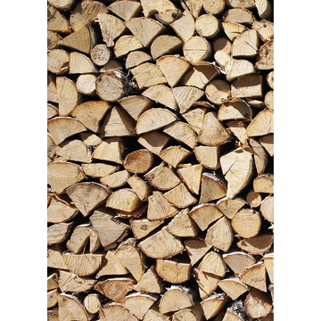 HB SPC/vinyl vízálló fali panel, Pile of Wood (2605 x 1868 mm)