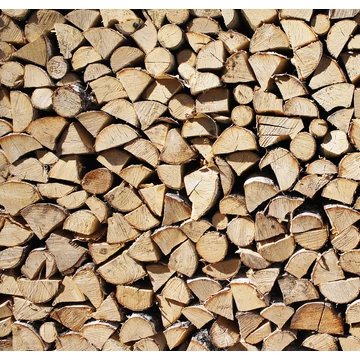 HB SPC/vinyl vízálló fali panel, Pile of Wood (2605 x 2802 mm)