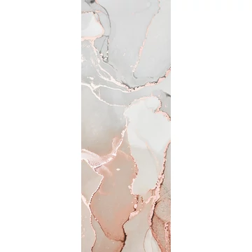 HB SPC/vinyl vízálló fali panel, Painted Marble Gray and Pink (2605 x 934 mm)